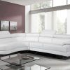 White Leather Corner Sofas (Photo 2 of 10)