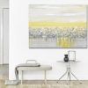 Yellow and Grey Abstract Wall Art (Photo 11 of 15)