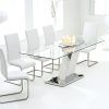 Extendable Glass Dining Tables and 6 Chairs (Photo 12 of 25)