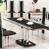 Black Glass Dining Tables 6 Chairs (Photo 20 of 25)