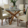 Oak and Glass Dining Tables and Chairs (Photo 25 of 25)