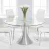 White Glass Dining Tables and Chairs (Photo 18 of 25)