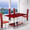 Glass Dining Tables and Leather Chairs (Photo 21 of 25)