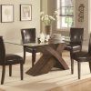 Glass Dining Tables With Wooden Legs (Photo 19 of 25)