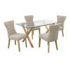 Glass Oak Dining Tables (Photo 12 of 25)