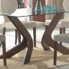 Glass Dining Tables With Wooden Legs (Photo 18 of 25)