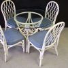 Wicker and Glass Dining Tables (Photo 9 of 25)