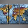 World Map Wall Artwork (Photo 11 of 20)
