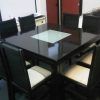 Square Black Glass Dining Tables (Photo 20 of 25)