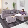 Copenhagen Reversible Small Space Sectional Sofas With Storage (Photo 9 of 15)
