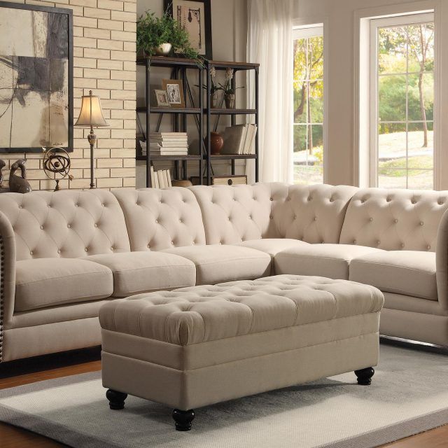 2024 Popular Tufted Sectional Sofas with Chaise