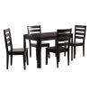 Goodman 5 Piece Solid Wood Dining Sets (Set of 5) (Photo 1 of 25)