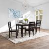 Goodman 5 Piece Solid Wood Dining Sets (Set of 5) (Photo 2 of 25)