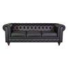 Chesterfield Black Sofas (Photo 20 of 20)