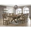Chandler 7 Piece Extension Dining Sets With Wood Side Chairs (Photo 13 of 25)