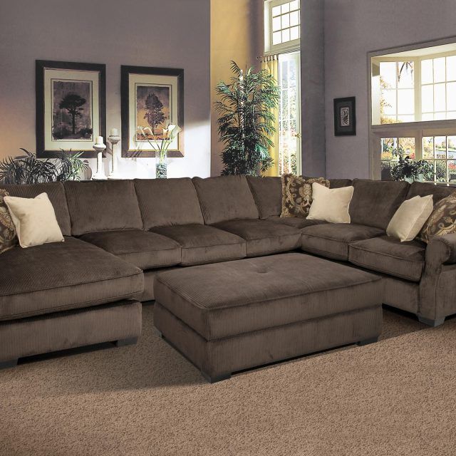 10 Collection of Sectional Sofas with Oversized Ottoman