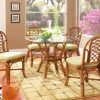 Wicker and Glass Dining Tables (Photo 1 of 25)