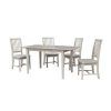 Craftsman 5 Piece Round Dining Sets With Uph Side Chairs (Photo 10 of 25)