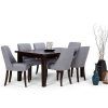 Craftsman 7 Piece Rectangle Extension Dining Sets With Uph Side Chairs (Photo 6 of 25)