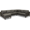 Norfolk Grey 3 Piece Sectionals With Laf Chaise (Photo 6 of 15)