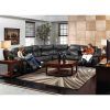 Clyde Grey Leather 3 Piece Power Reclining Sectionals With Pwr Hdrst & Usb (Photo 21 of 25)