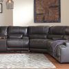 Denali Light Grey 6 Piece Reclining Sectionals With 2 Power Headrests (Photo 17 of 25)