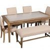 Jaxon 6 Piece Rectangle Dining Sets With Bench & Uph Chairs (Photo 5 of 25)