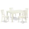 Adan 5 Piece Solid Wood Dining Sets (Set of 5) (Photo 25 of 25)
