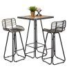 Presson 3 Piece Counter Height Dining Sets (Photo 2 of 25)