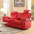 10 Collection of Red Leather Reclining Sofas and Loveseats
