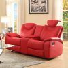 Red Leather Reclining Sofas and Loveseats (Photo 1 of 10)