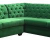 Blue Velvet Tufted Sofa - Upholstered | Article Sven Modern intended for Green Sectional Sofas (Photo 6099 of 7825)