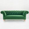 75" Green Velvet Sofas (Photo 9 of 15)