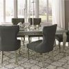 Jaxon Grey 5 Piece Round Extension Dining Sets With Wood Chairs (Photo 20 of 25)