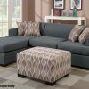 Noa Sectional Sofas With Ottoman Gray (Photo 8 of 15)