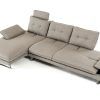 2Pc Connel Modern Chaise Sectional Sofas Black (Photo 15 of 15)