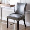 Grey Leather Dining Chairs (Photo 10 of 25)