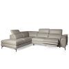 Clyde Grey Leather 3 Piece Power Reclining Sectionals With Pwr Hdrst & Usb (Photo 2 of 25)