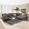 Denali Light Grey 6 Piece Reclining Sectionals With 2 Power Headrests (Photo 8 of 25)