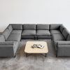 Modern U-Shape Sectional Sofas in Gray (Photo 11 of 15)