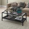 Glass Coffee Tables With Lower Shelves (Photo 11 of 15)