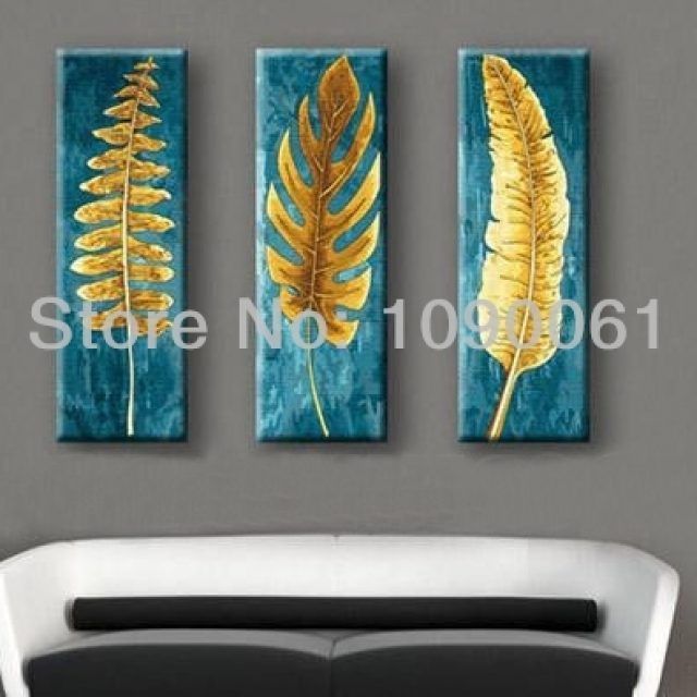 15 Best Ideas Abstract Leaves Wall Art