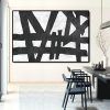Black and White Abstract Wall Art (Photo 7 of 20)
