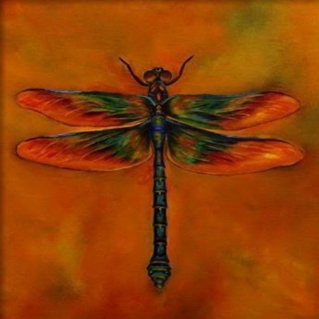 25 Best Ideas Dragonfly Painting Wall Art