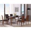 Laurent 7 Piece Rectangle Dining Sets With Wood and Host Chairs (Photo 13 of 25)