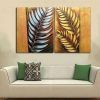 Abstract Leaf Metal Wall Art (Photo 15 of 15)