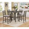 Askern 3 Piece Counter Height Dining Sets (Set of 3) (Photo 7 of 25)