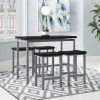 Askern 3 Piece Counter Height Dining Sets (Set of 3) (Photo 12 of 25)