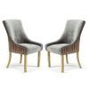 Oak Fabric Dining Chairs (Photo 9 of 25)