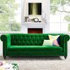 75" Green Velvet Sofas (Photo 8 of 15)